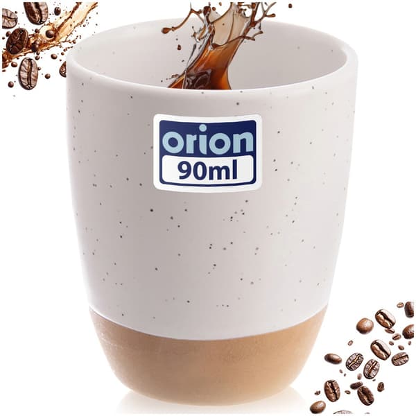 Valkoinen keraaminen espressomuki 90 ml