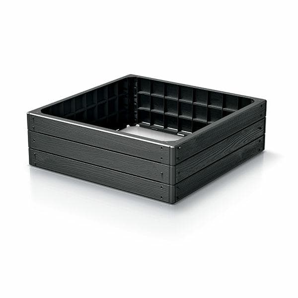 PROSPERPLAST GARDEN HAVEBED IBWS ANTRACIT
