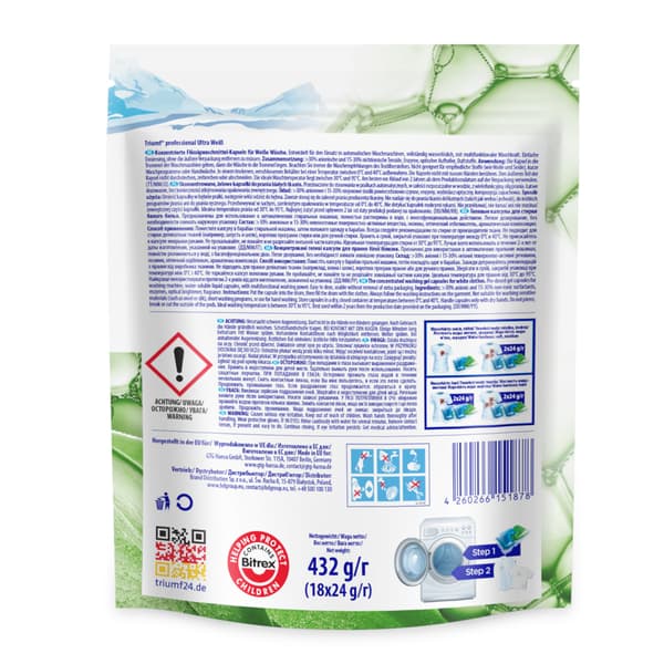 TRIUMF Ultra Weiss pyykkikapselit 18 kpl