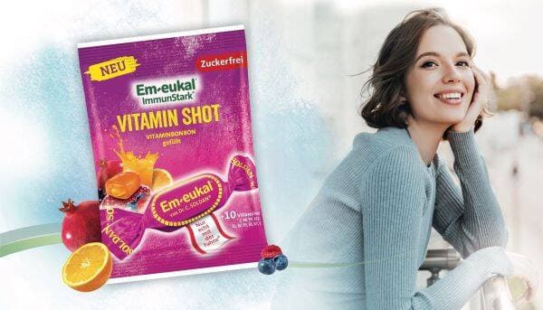 Em-eukal Vitamin Shot sockerfria godisar 75 g
