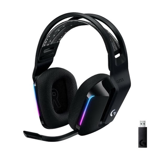 LOGITECH G733 Lightspeed Langattomat Kuulokkeet Musta