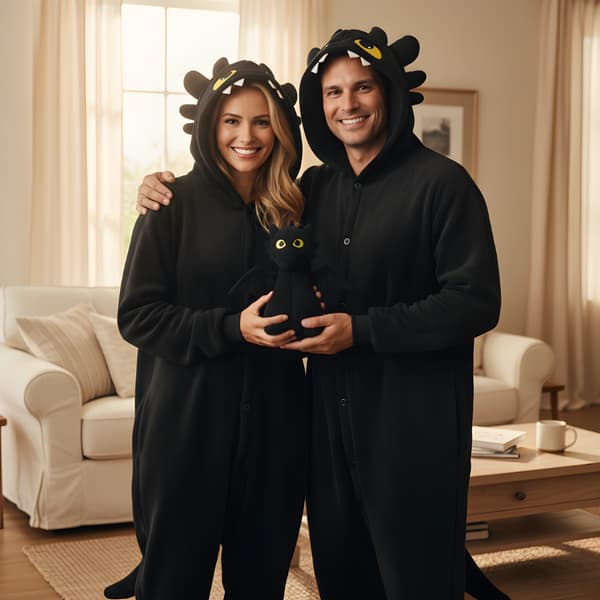 Tandlös kigurumi-pyjamas M 155-165 cm