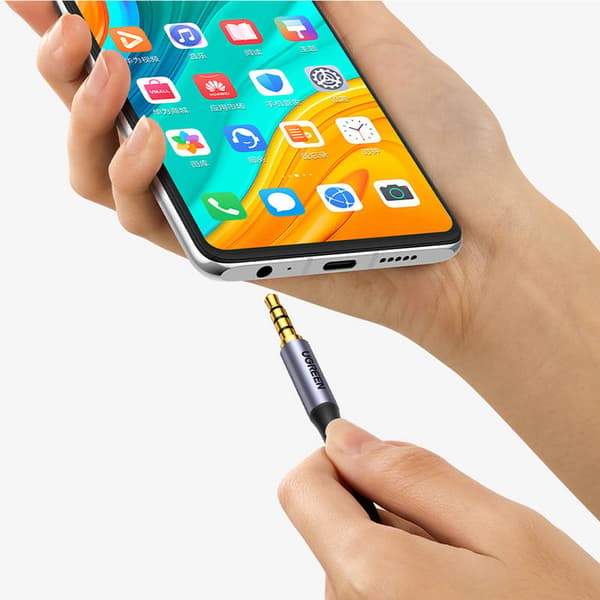 UGREEN AV183 3,5 mm mini jack kabel, AUX, 3 m (sort)