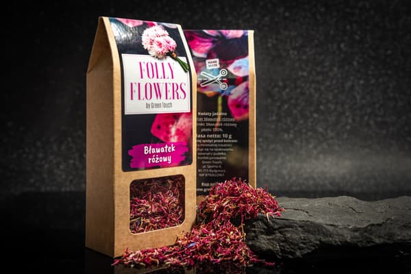 Spiselige blomster kornblomst lyserød 10g tørrede blomsterblade
