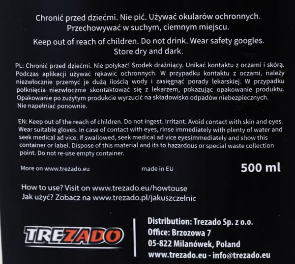 TREZADO MÆLKEFORSEGLING TIL DÆK OG SLANGER 100 ml