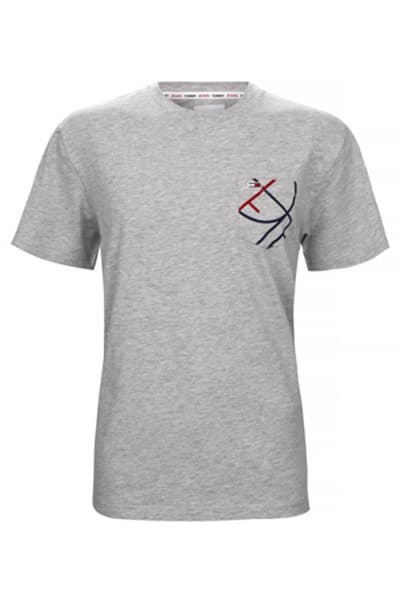 Tommy Jeans herr grå t-shirt, storlek L