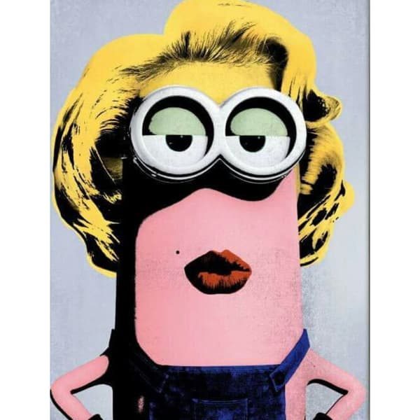 Målning med siffror Minion Andy Warhol 40x50 cm