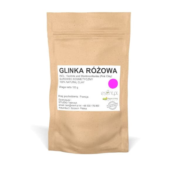 Fransk PINK CLAY certificeret 100 g. certificeret