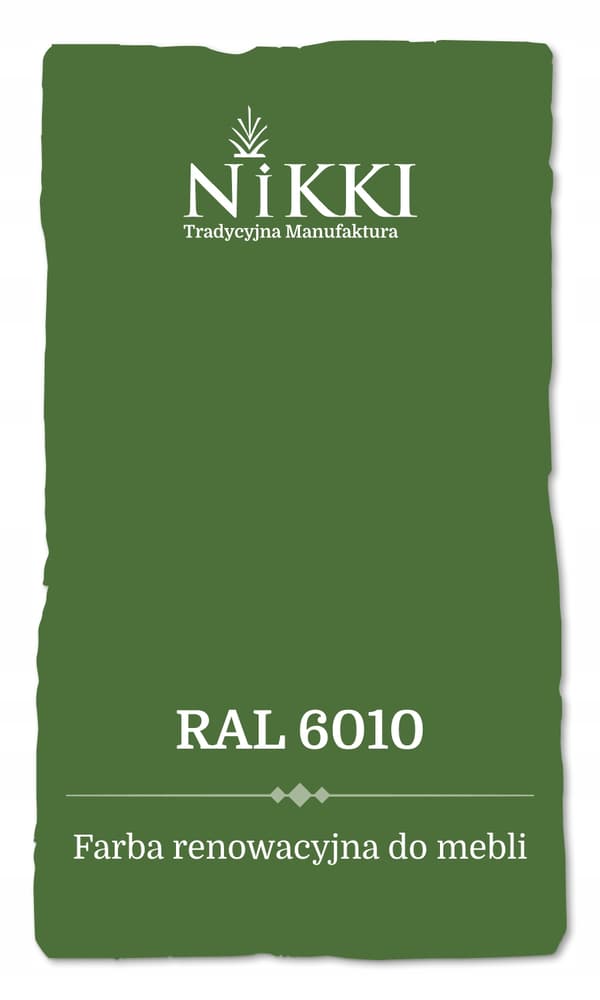 Färg för köksfrontar gräsgrön RAL6010 satin 2,5L