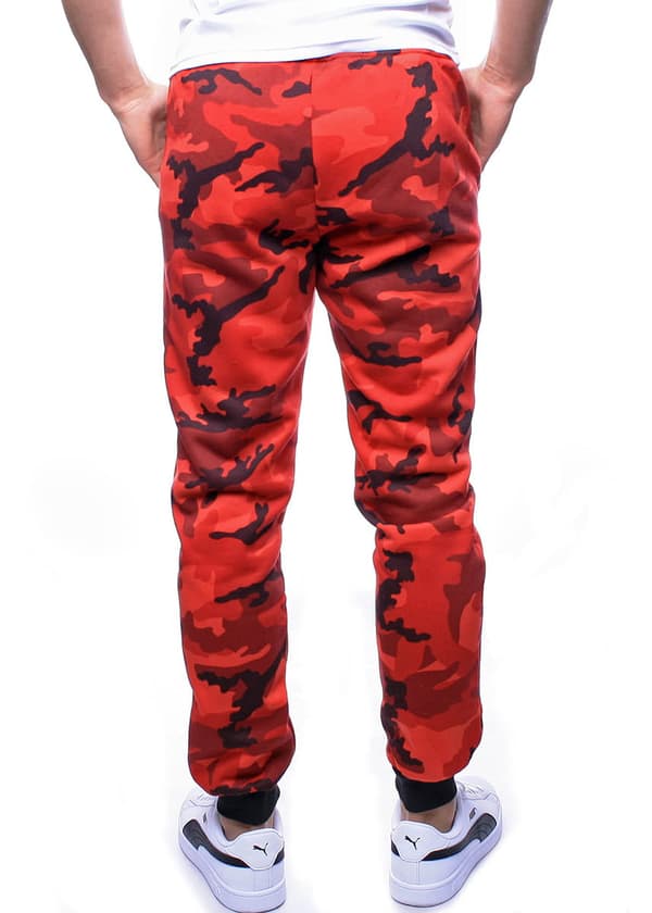 Herregrønne camouflage joggingbukser Recea M