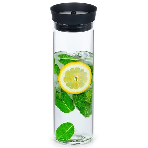 Glas karaffel med låg 1 l