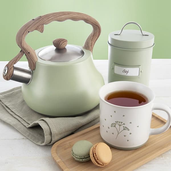 Greenish metallbehållare grön 1,3 l