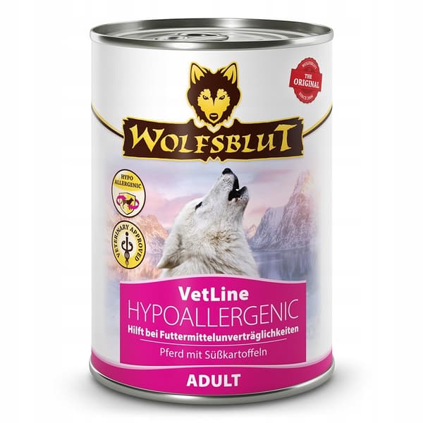 Wolfsblut VetLine Hypoallergeniskt våtfoder för hundar 6 x 395 g