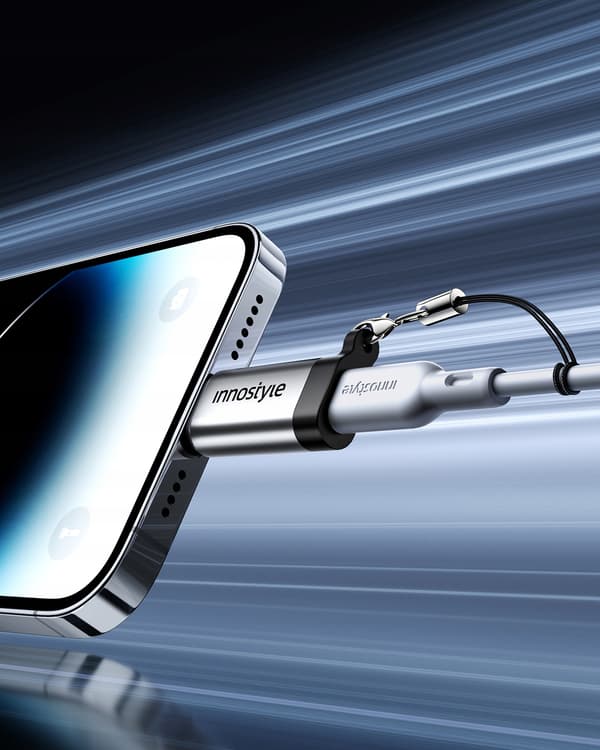 INNOSTYLE ADAPTER USB-C USB TYP C TILL LIGHTNING IPHONE 12 13 14