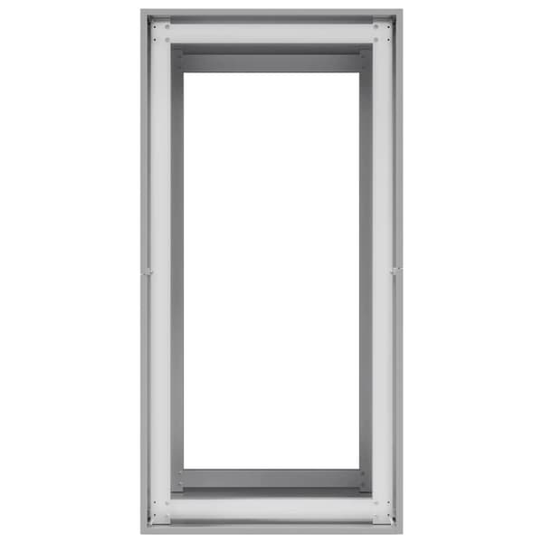 vidaXL Blomkruka 40x80x80 cm galvaniserat stål