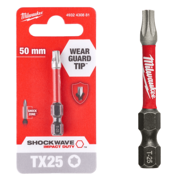 MILWAUKEE Shockwave TX25 50mm slagborr