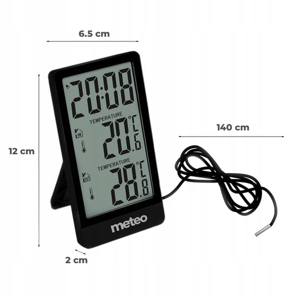Väderstation för utomhus-/inomhustermometer METEO SP111C