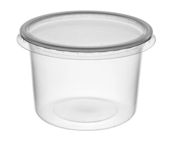 Suppeskål catering PP rund 500 ml 50 stk