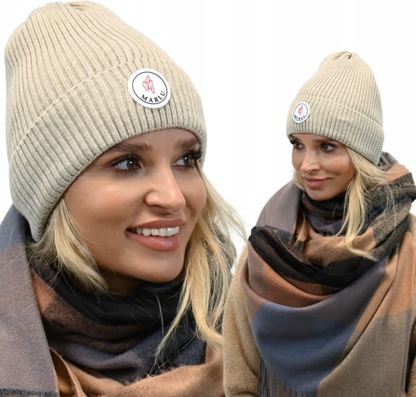 Mukava klassinen beige taittolippis logolla nro 1