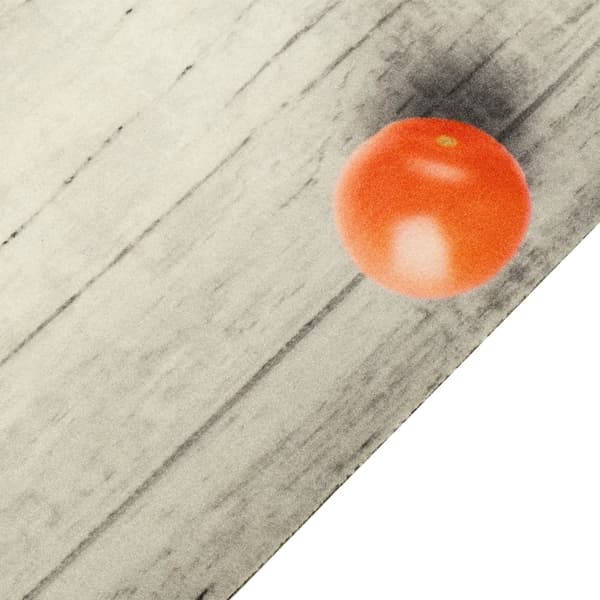 vidaXL Köksmatta med tomatmönster, 45x150 cm, sammet