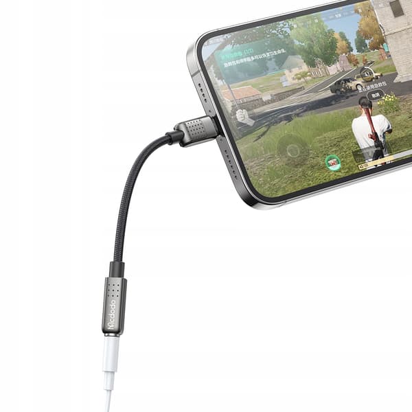 MCDODO LIGHTNING MINI JACK ADAPTER 3,5 MM KABEL FÖR IPHONE 13 14