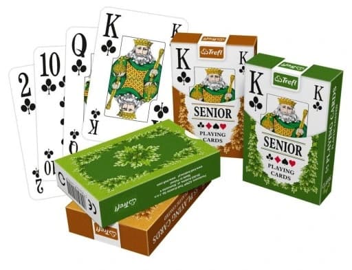 TREFL SENIOR spillekortsæt 3x2 DECKS
