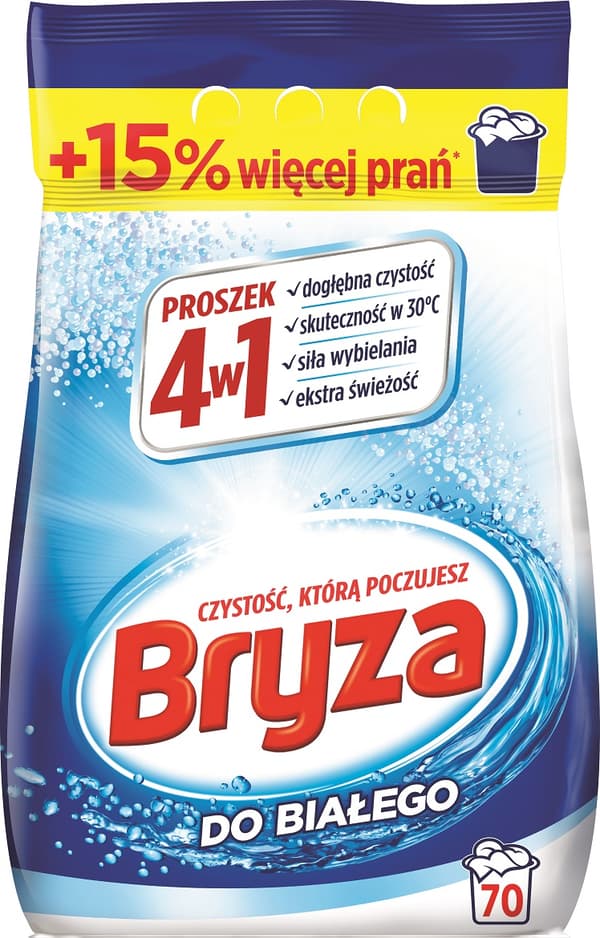 Bryza 4w1 Pulver Hvid 4,55kg