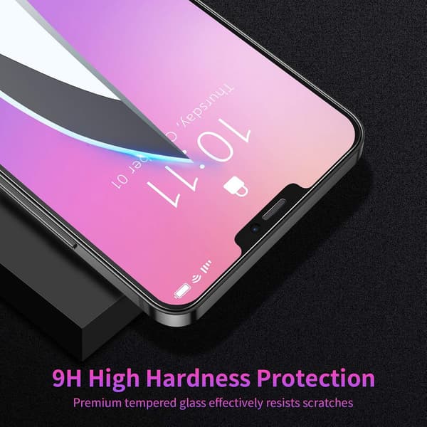 3x 9H Hærdet glas til Apple iPhone 12 Mini 5'4 tommer - Holdbart