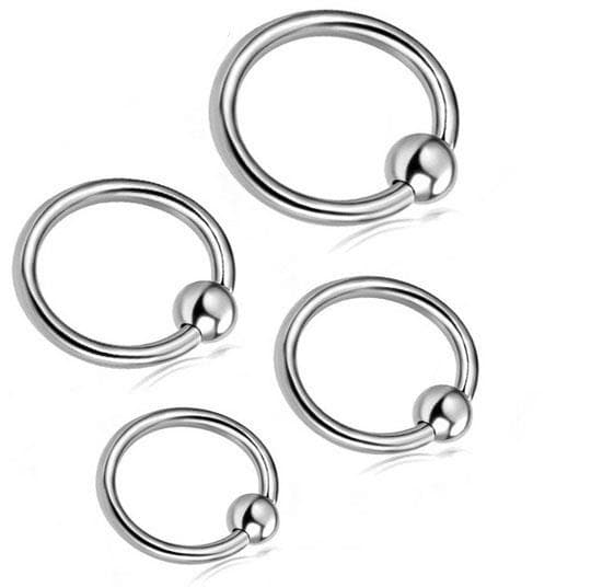 Örhänge med kula - silver - K-004 1.0/8/3