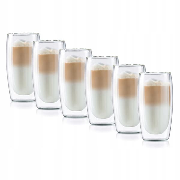 TERMOGLAS FÖR LATTE MACCHIATO 350ml 6 st