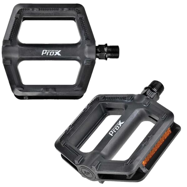 Prox Base 96 Sorte Plastik Cykelpedaler Platform Bor Aksel 9/16"