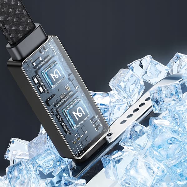 MCDODO Laddare USB Lightning Kabel Snabbladdning för iPhone 1M LED