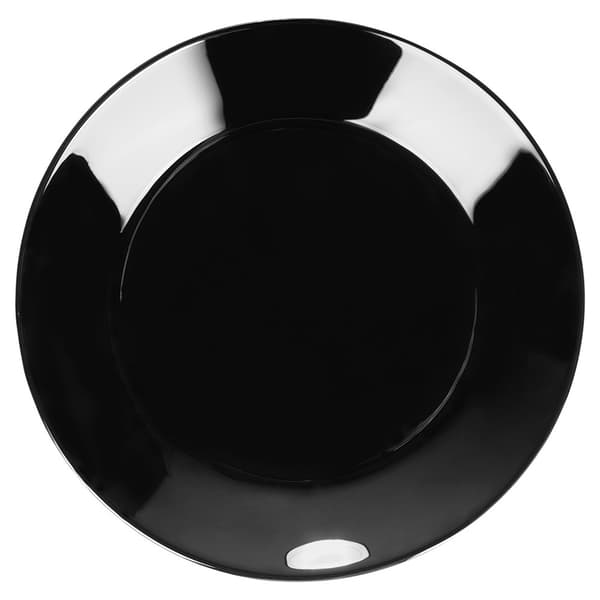 Desserttallerkener glas sorte 18 cm 6 stk.