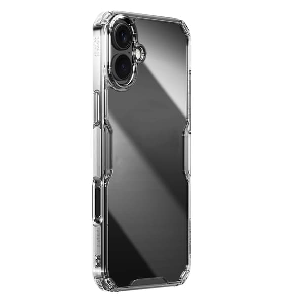 Nillkin Nature Pro cover til iPhone 16 - klar og hvid