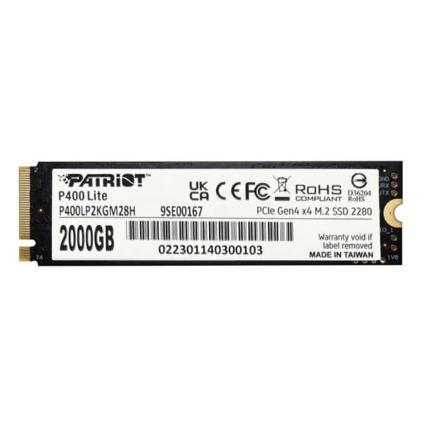 Patriot Viper P400 Lite M.2 PCI-Ex4 NVMe 2000GB SSD