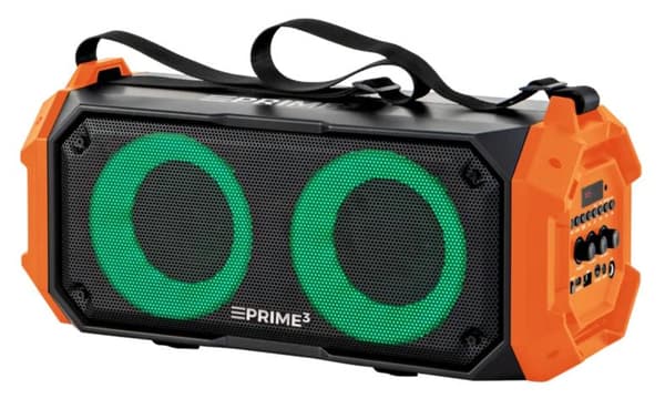 PRIME3 Bang! APS32 Bluetooth-kaiutin musta ja oranssi