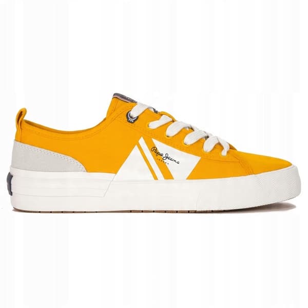 Pepe Jeans Allen Flag Color herrssneaker gul 41