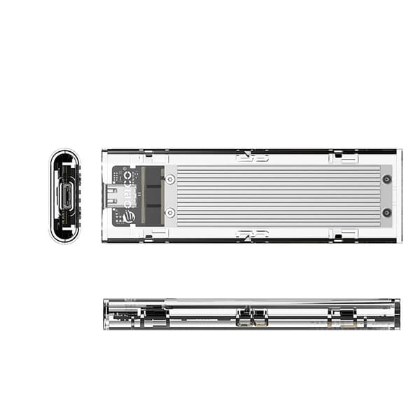 Orico TCM2-C3 M.2 NVME til USB-C 10 Gb/s diskdrev - grå