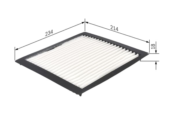 KUPEFILTER 1987432263 BOSCH