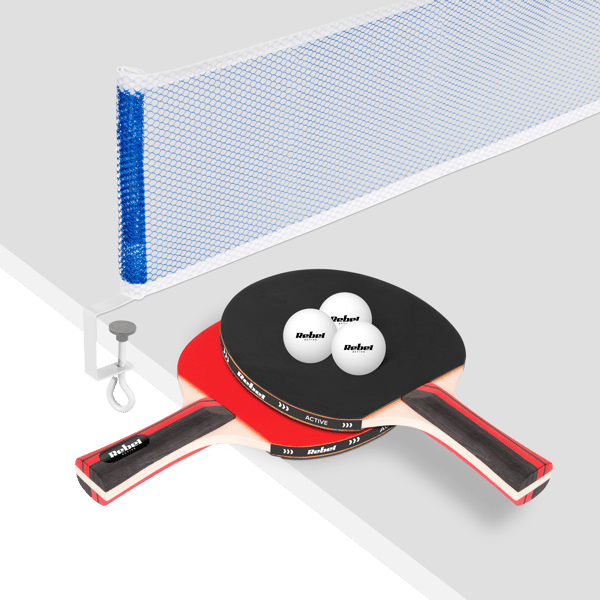Rebel Active sæt bordtennisketsjere med net