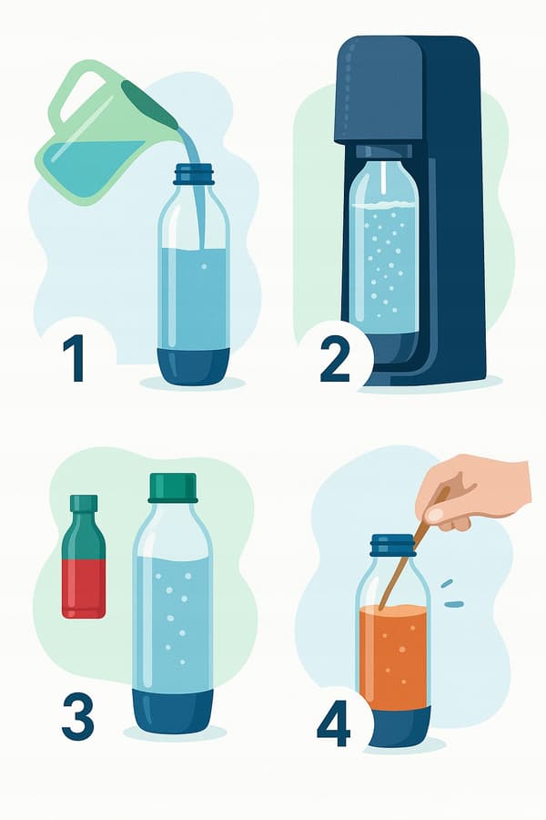 SodaStream Sirupper til Sodavandsmaskinen Hindbær Zero + Appelsin Mango Sukkerfri