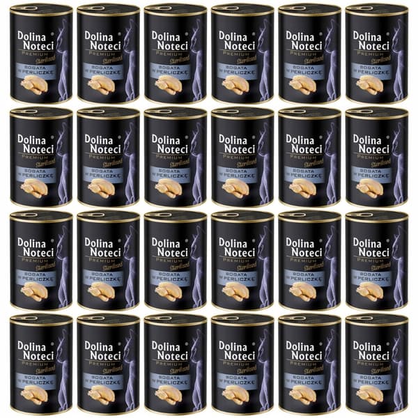 DOLINA NOTECI Premium Sterilised Rich in Pärlhöns - våtfoder för katter - 24x400g