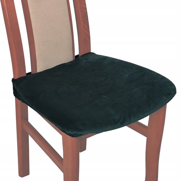 stolskydd stolsäte kort velour TESS grön