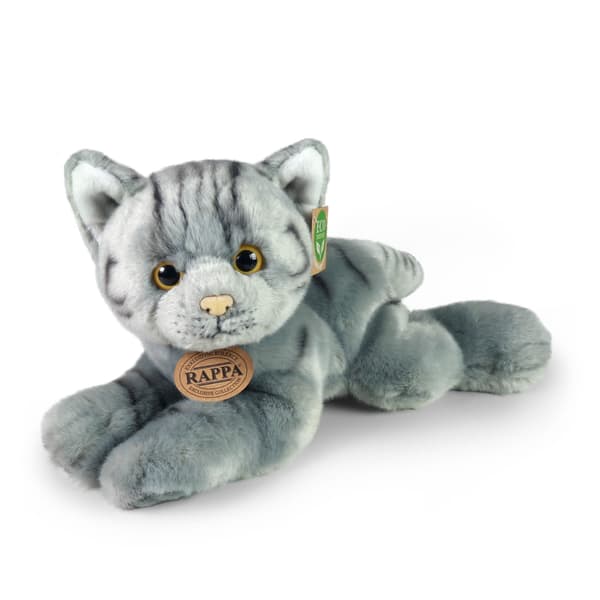Rappa 203921 Pehmoinen harmaa kissa 30 cm