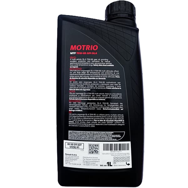 MTF olja 75W-85 API GL4 MOTRIO 8550511627
