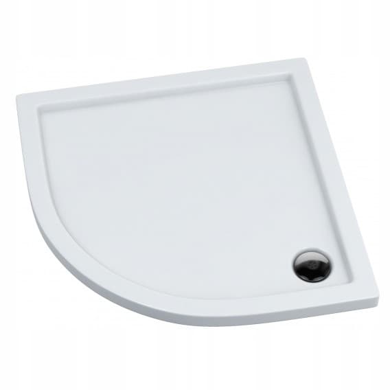 Schedpol Fresh halvcirkelformet brusebund 90 x 90 cm