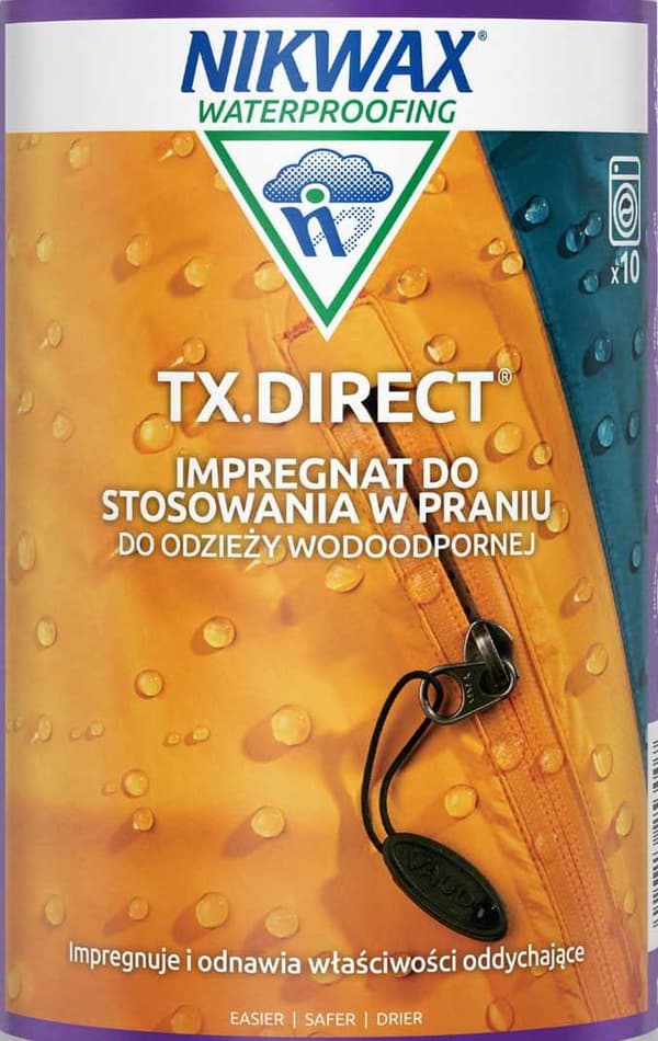 NIKWAX TX.Direct flydende imprægnering 1 liter til GORE-TEX jakker og softshells