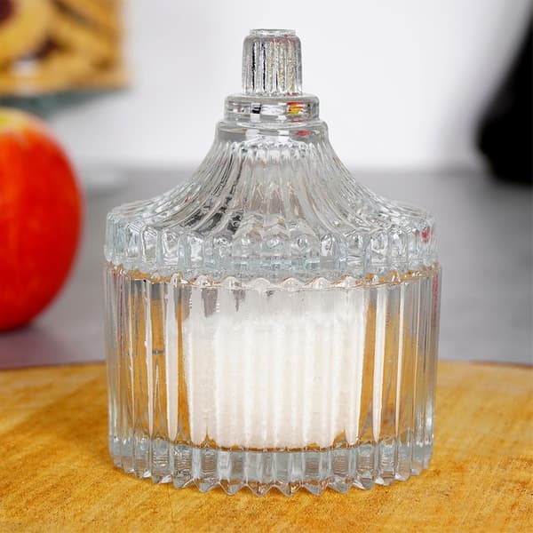 Glas sockerskål 80 ml