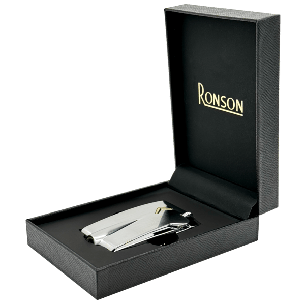 RONSON MINI PREMIER VARAFLAME SILVER gaslighter