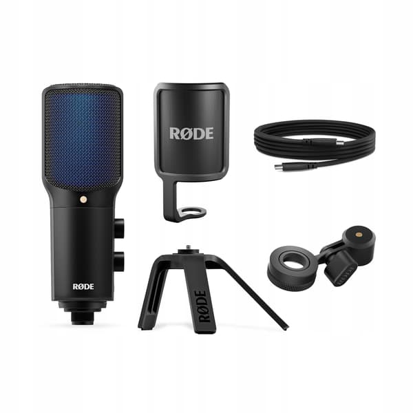 RODE NT-USB sort kardioid kondensatormikrofon, USB